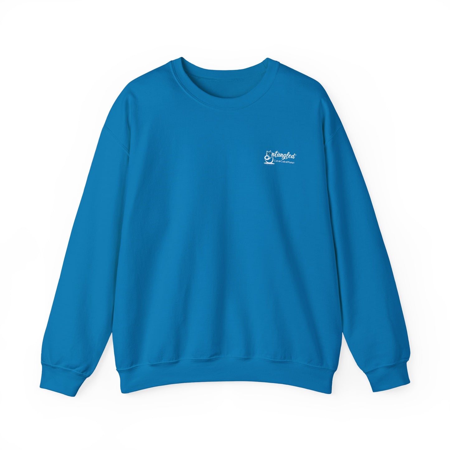Cat Life Unisex Sweatshirt with Entangle Cat Cafe Logo