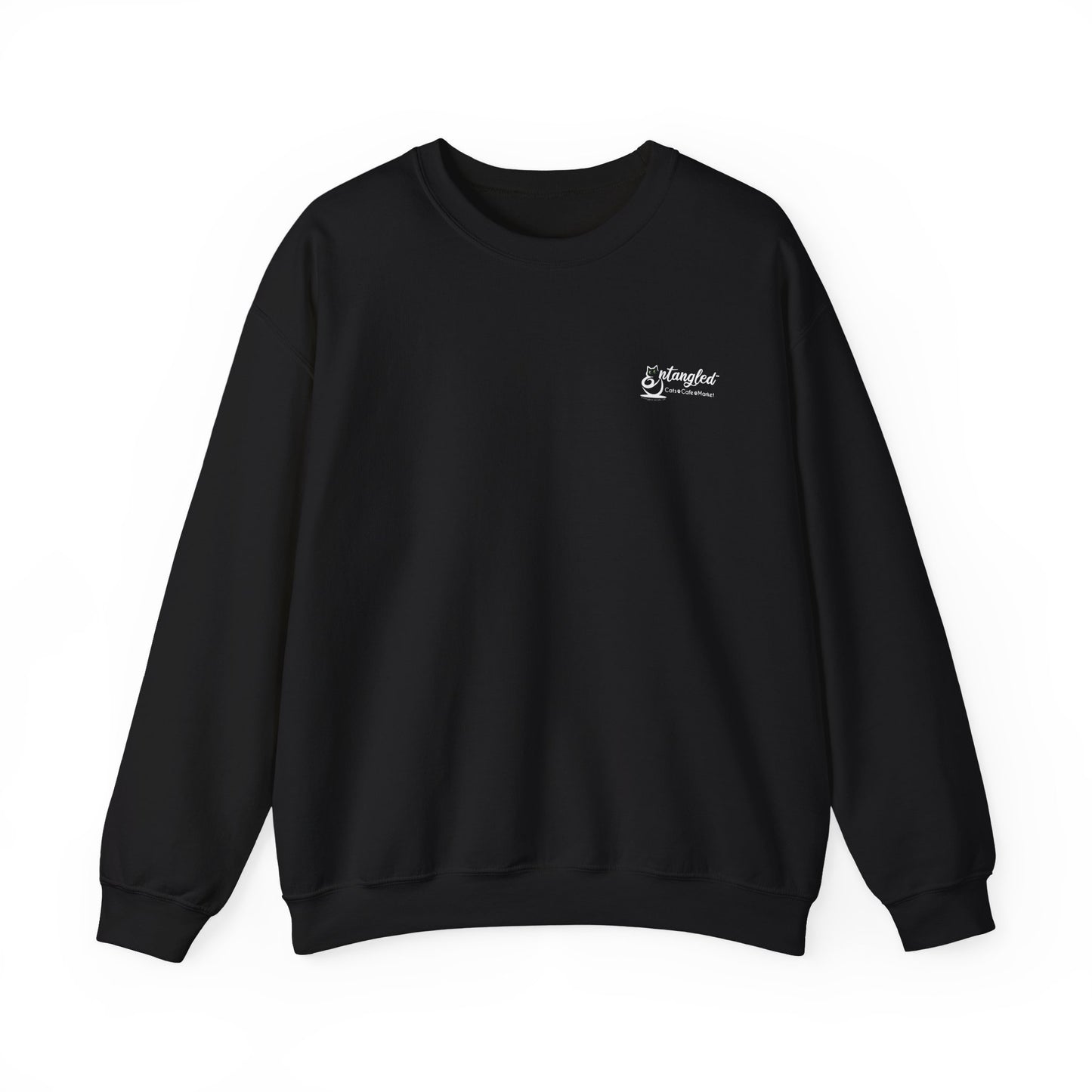 Cat Life Unisex Sweatshirt with Entangle Cat Cafe Logo