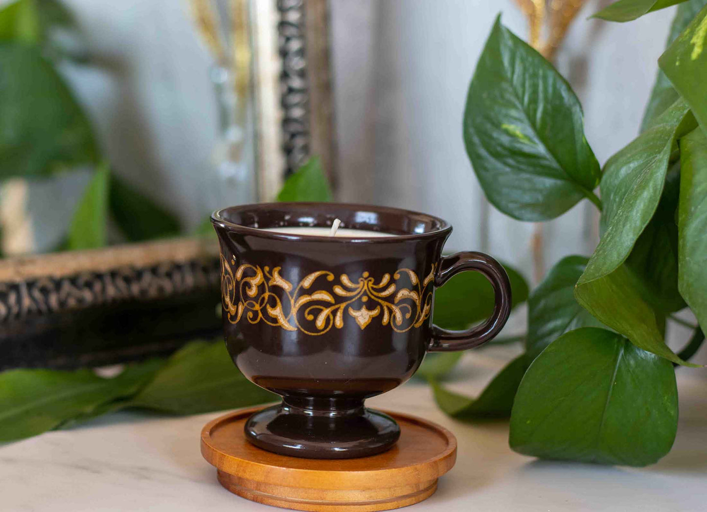 Vintage Fransican Jamoca Footed Mug