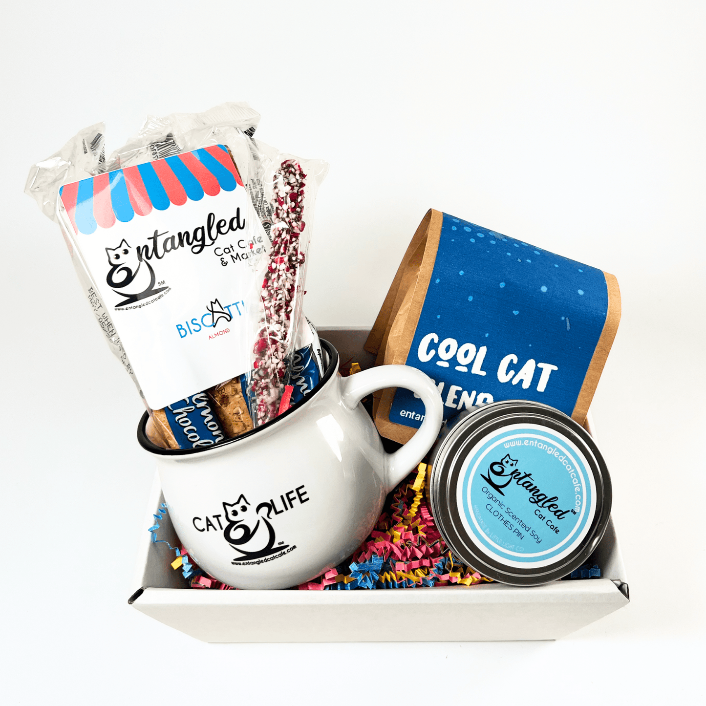Cat Life Mug Gift Set