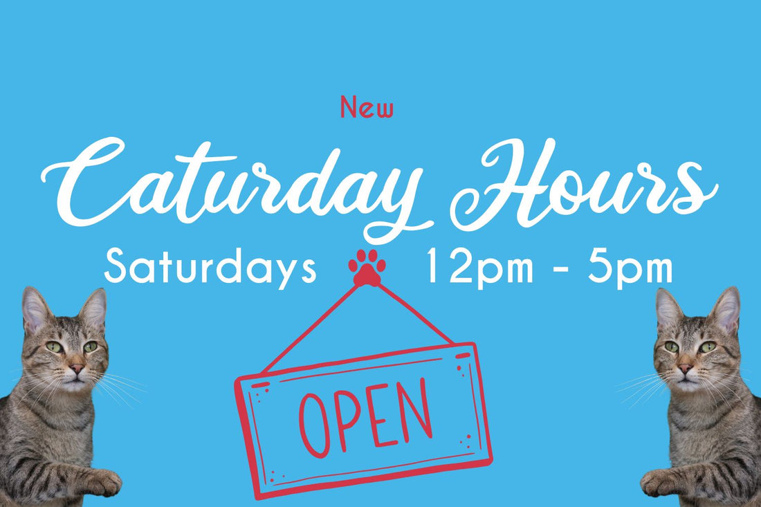 New Saturday Hours Starting November 1