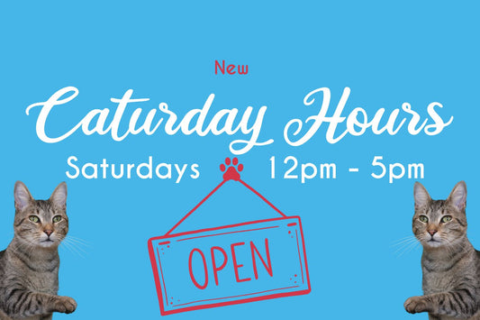 New Saturday Hours Starting November 1
