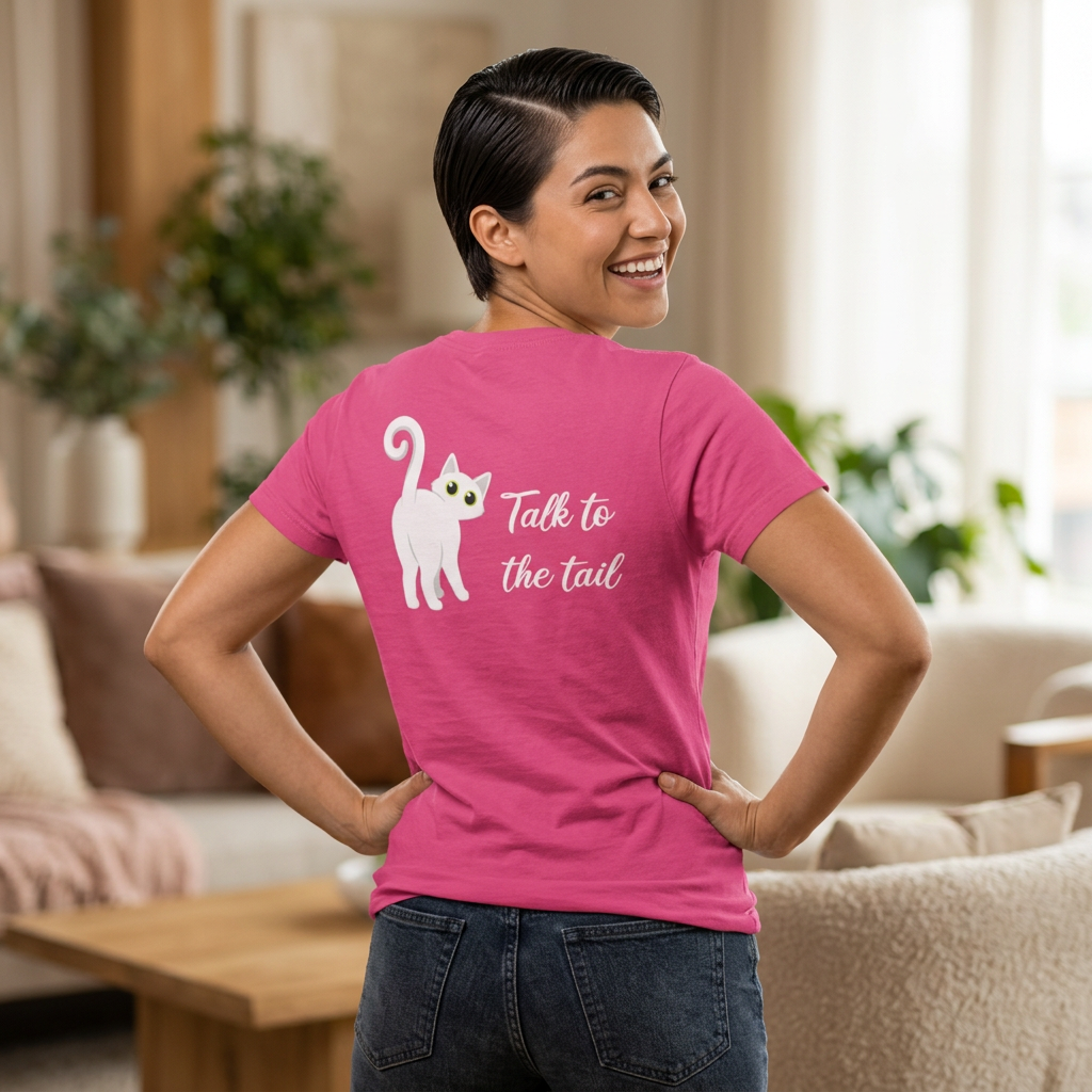 Talk to the Tail Cat Tee Heavy Cotton Tee