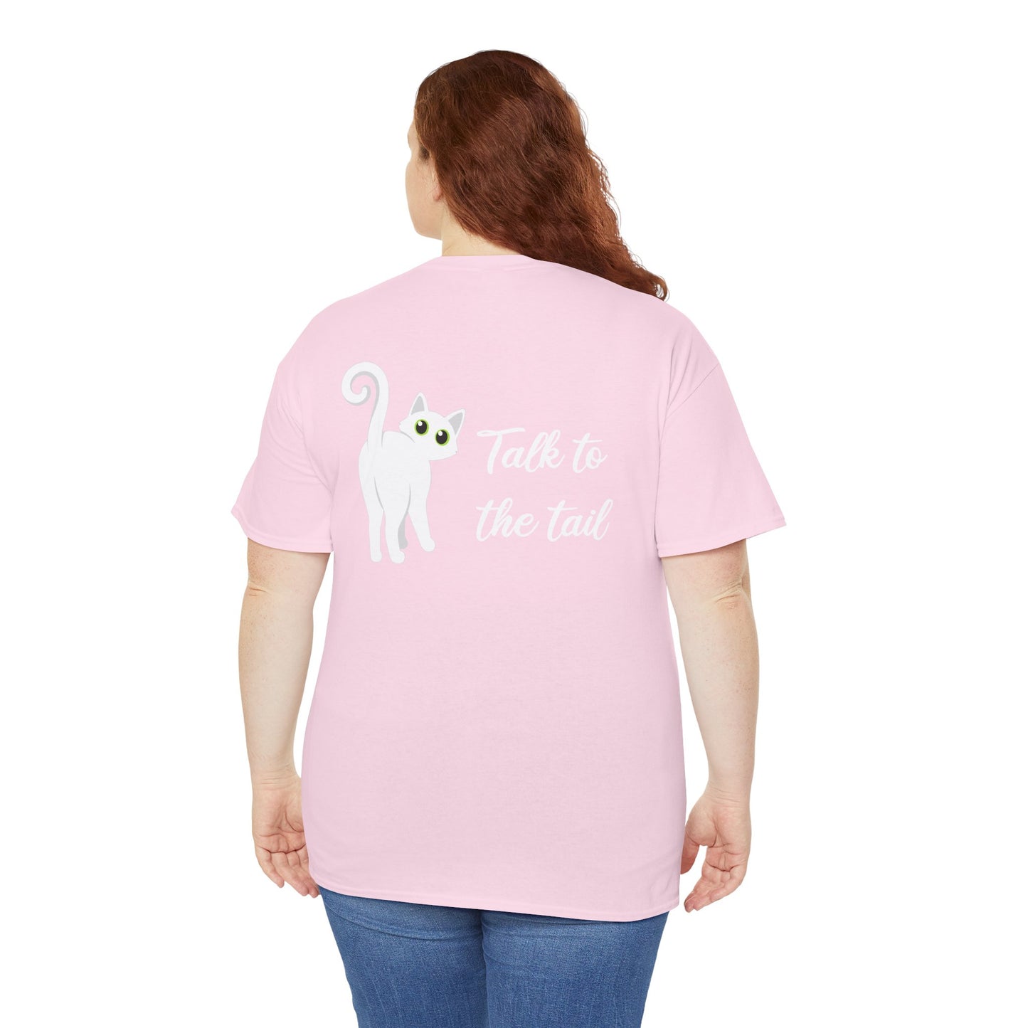 Talk to the Tail Cat Tee Heavy Cotton Tee