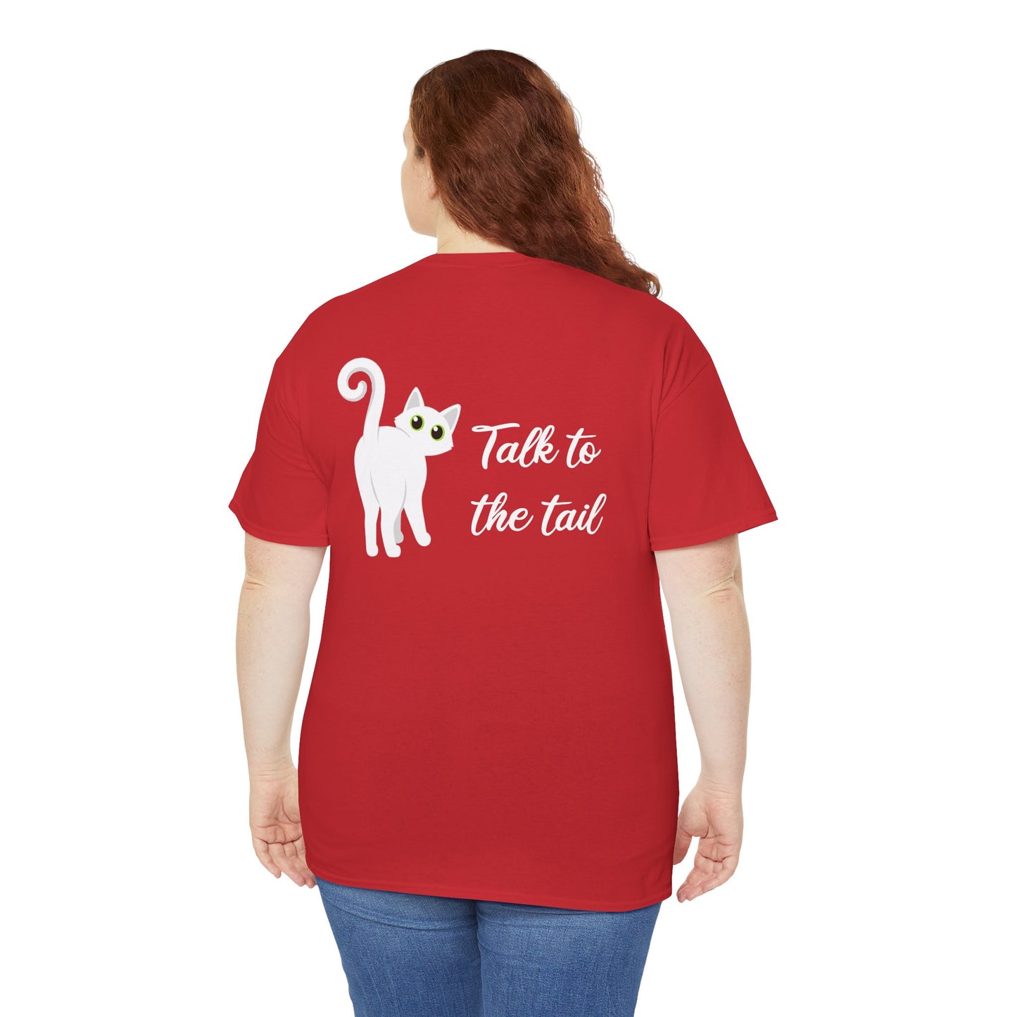 Talk to the Tail Cat Tee Heavy Cotton Tee