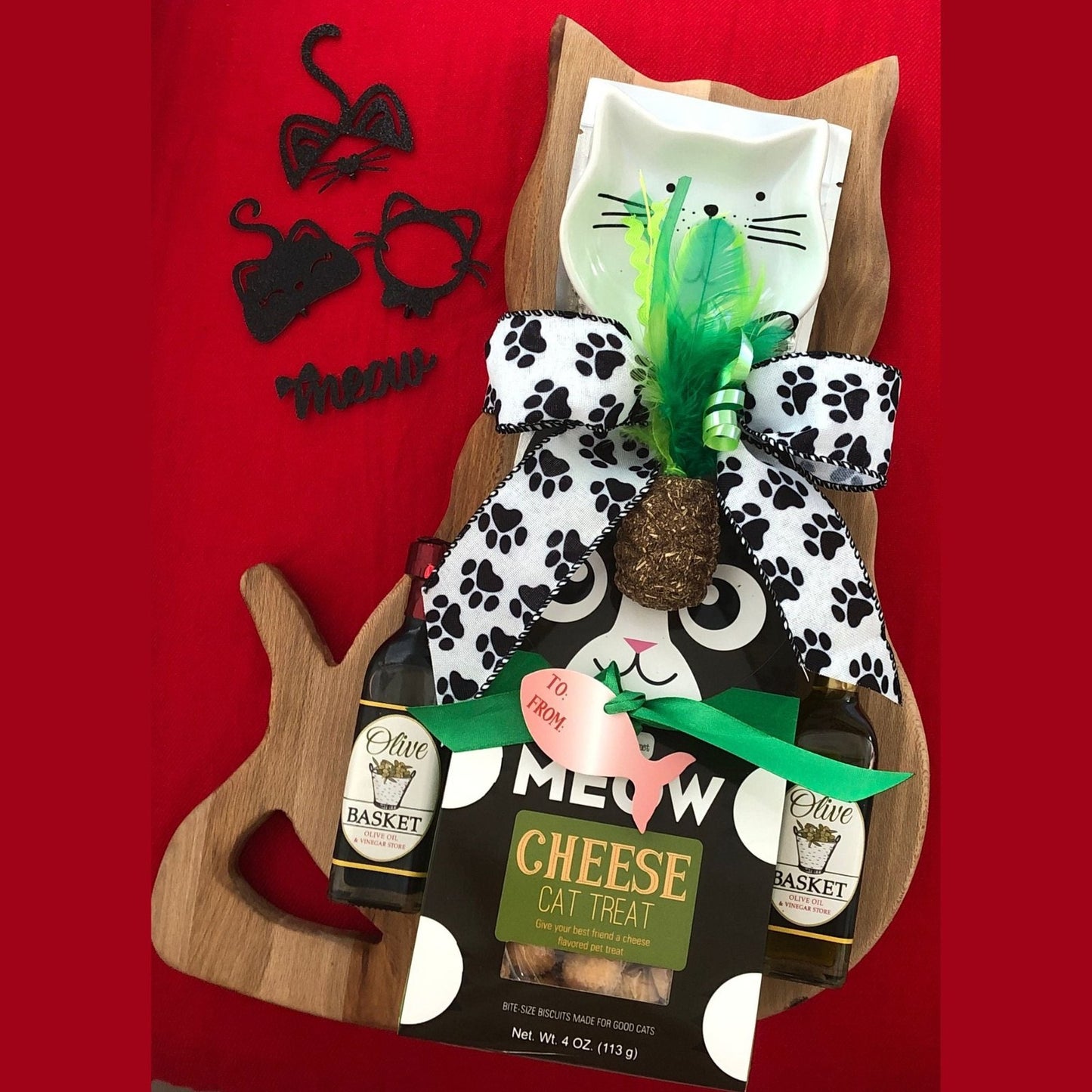 The Great CATchby CharCATerie Board Gift Set: Fat Cat Set