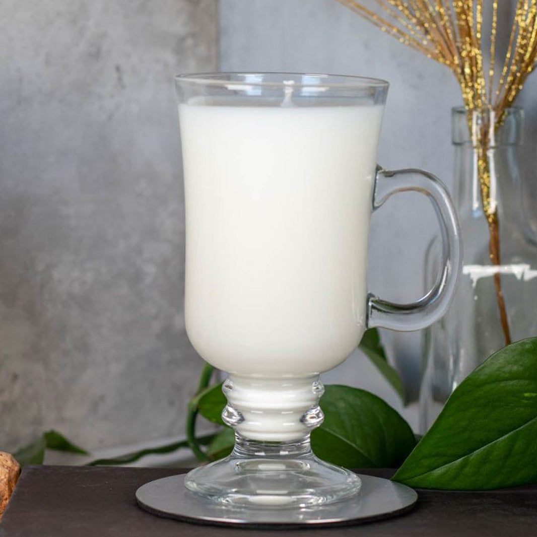 Clear Glass Irish Mug Soy Candle