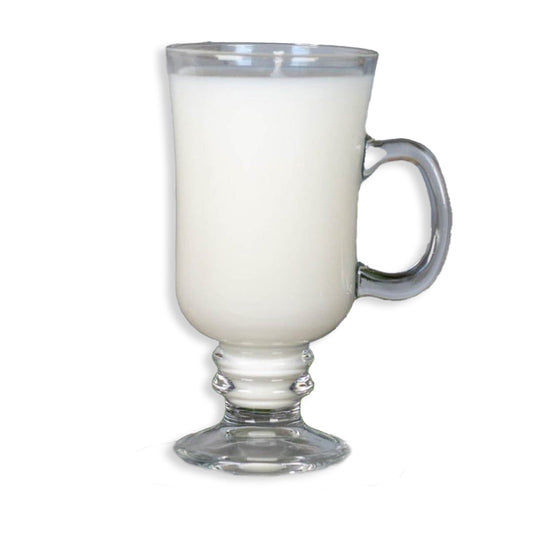 Clear Glass Irish Mug Soy Candle