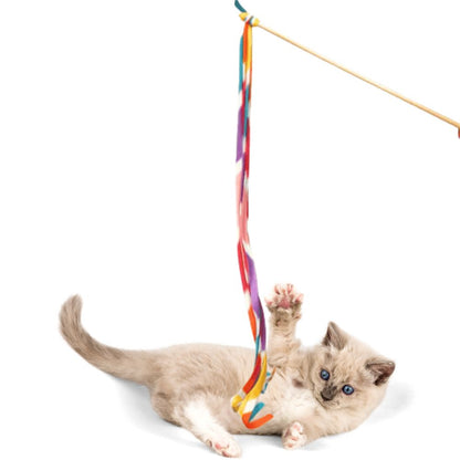 Feline Frenzy Colorful Wand Catnip Toy