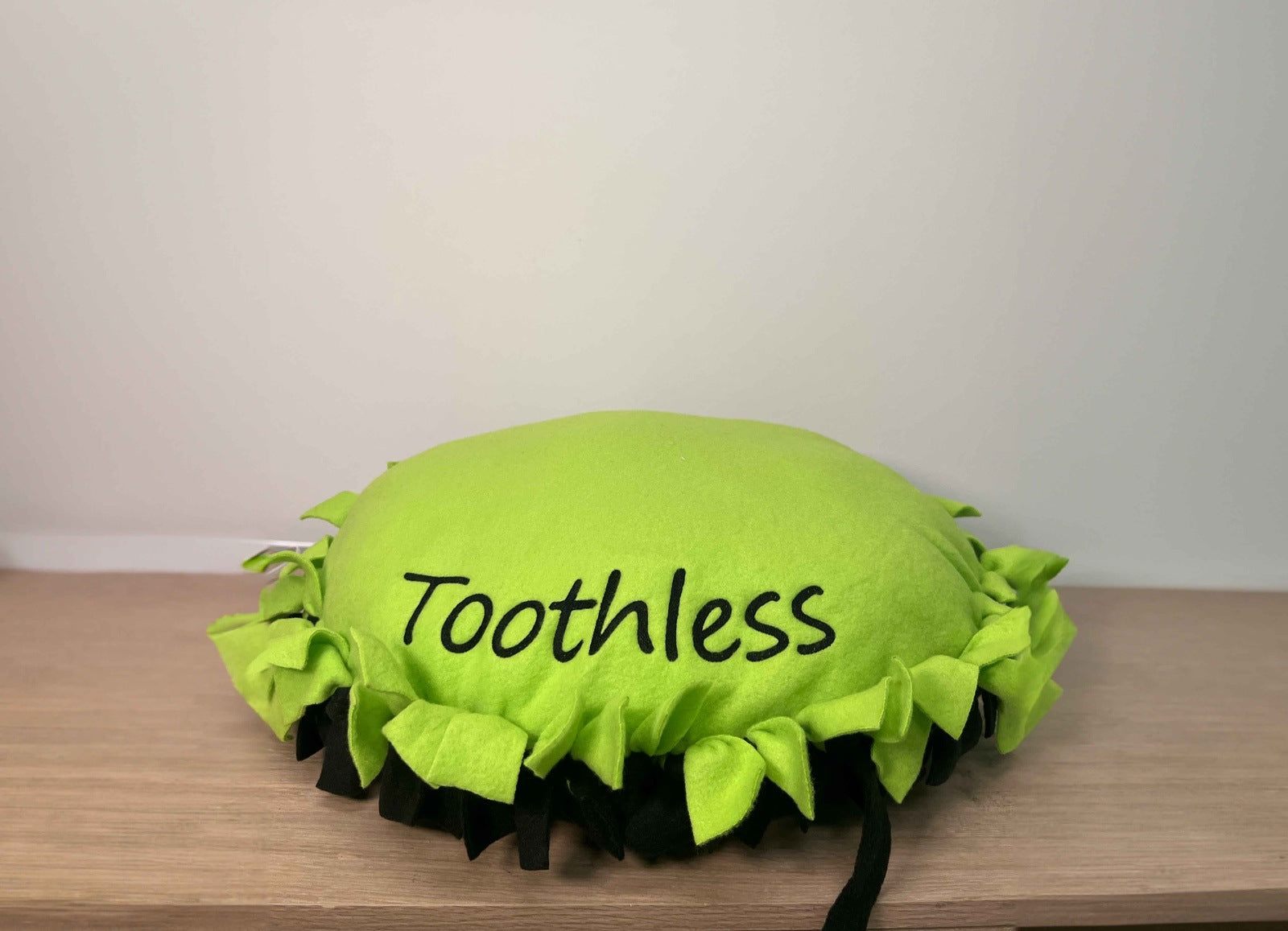 Personalized Fleece Cat Bed with Fringe Ties