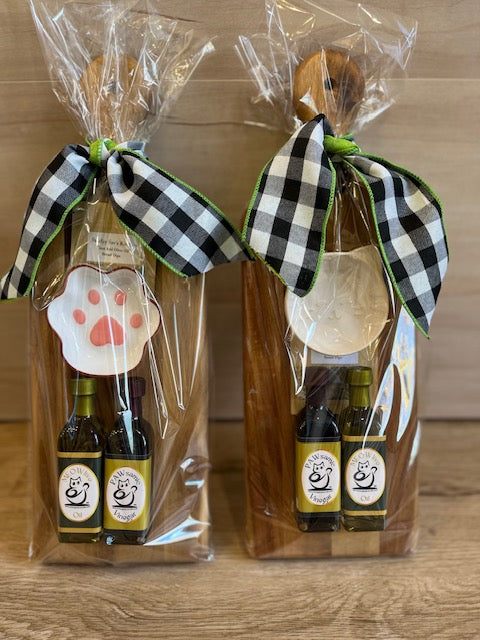 Paw Print Charcuterie Snack Board for Cat Lovers