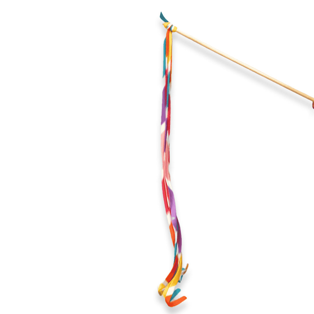 Feline Frenzy Colorful Wand Catnip Toy