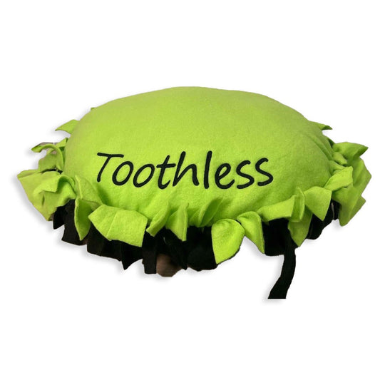 Personalized Fleece Cat Bed with Fringe Ties