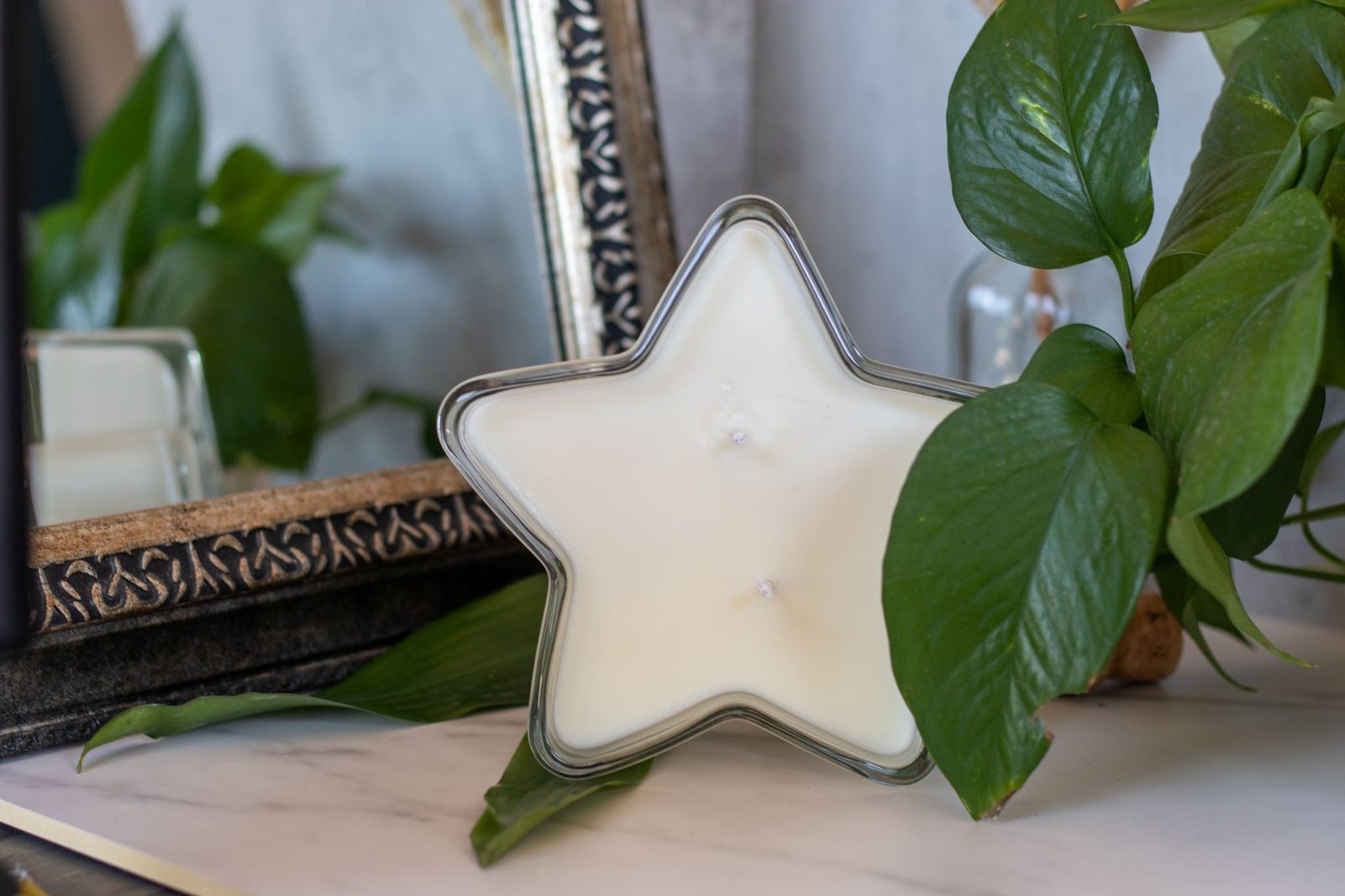 Large Deep Star Glass